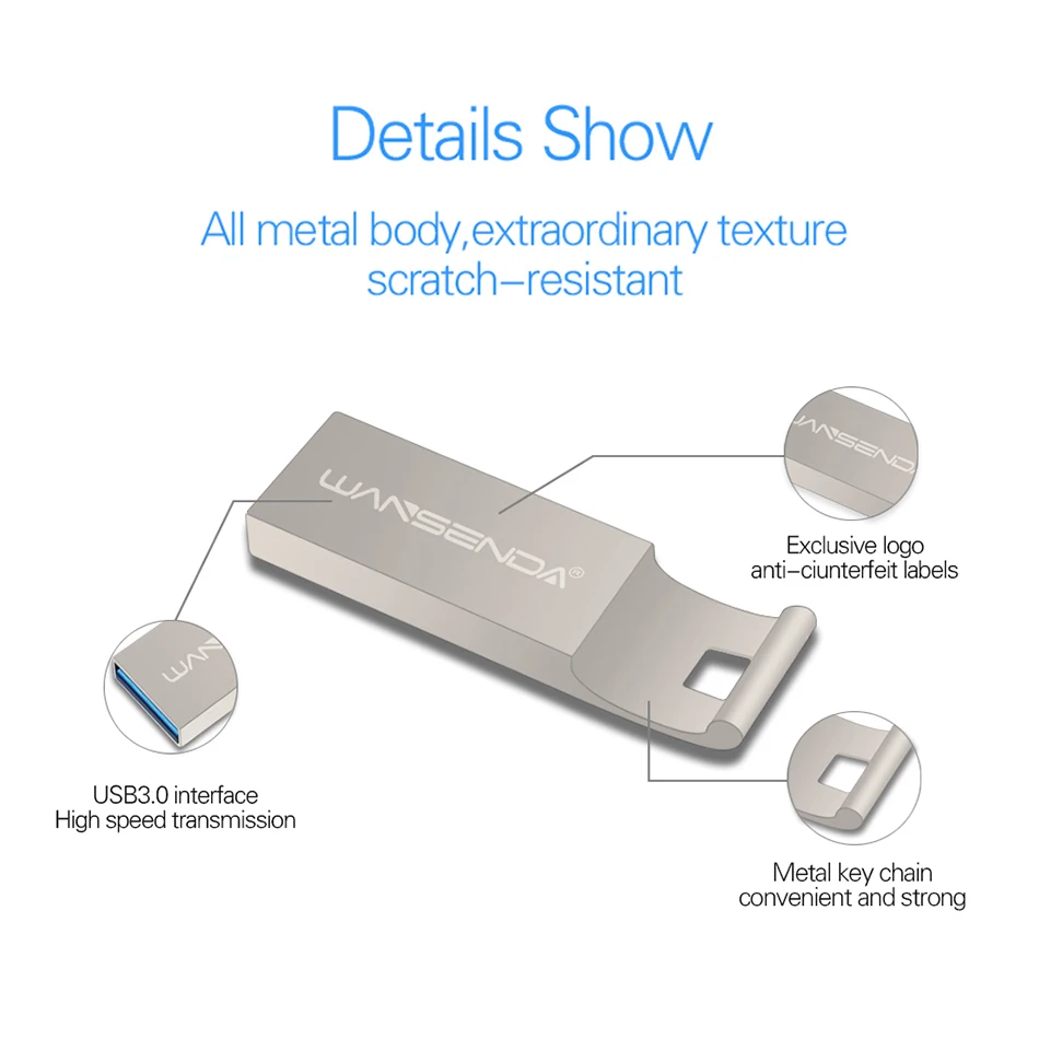 Wansenda USB флеш накопитель 8 ГБ 16 32 64 ГБ|usb stick|memory usb3.0 usb |