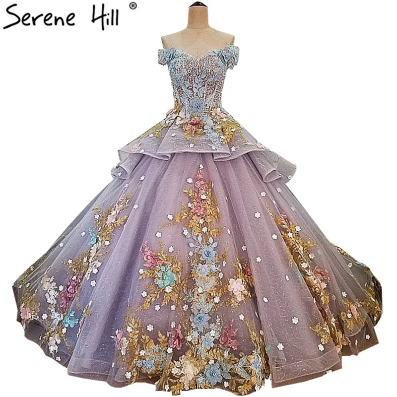2019 реальные фотографии Цветные Цветочные подвенечные платья бисером жемчуг