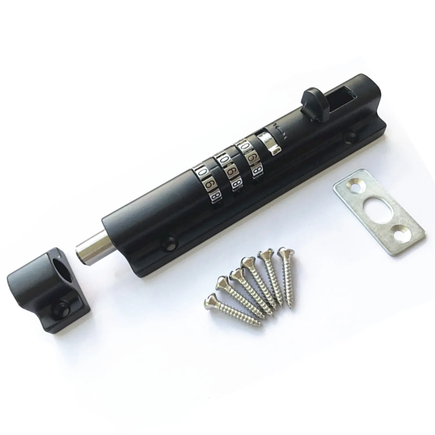 

Stainless Steel Combination Bolts Gate Lock Combi Latch Sliding Barrel Bolt