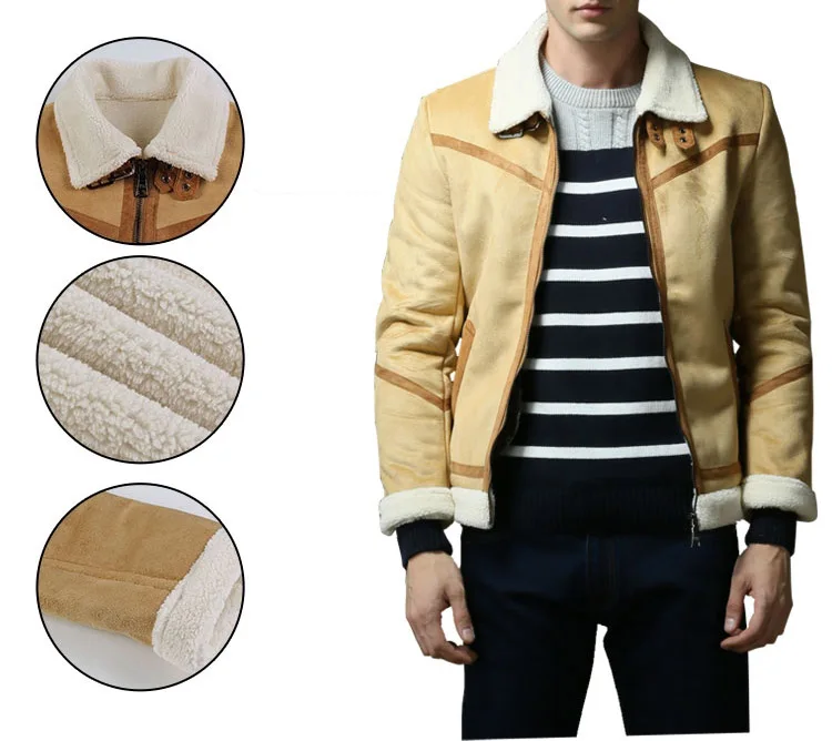suede leather jacket camel 02