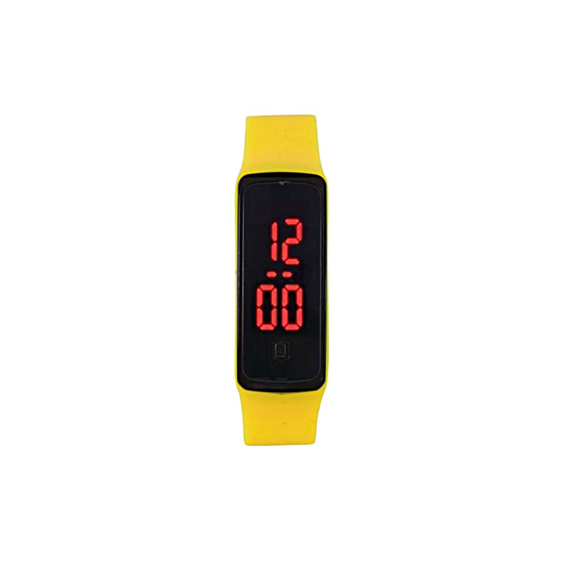 TIke Toker, светодиодный цифровые часы для мужчин Wo мужчин s браслет часы, Relogio Masculino Saat спортивные мужские часы, наручные часы для детей для улицы - Цвет: yellow