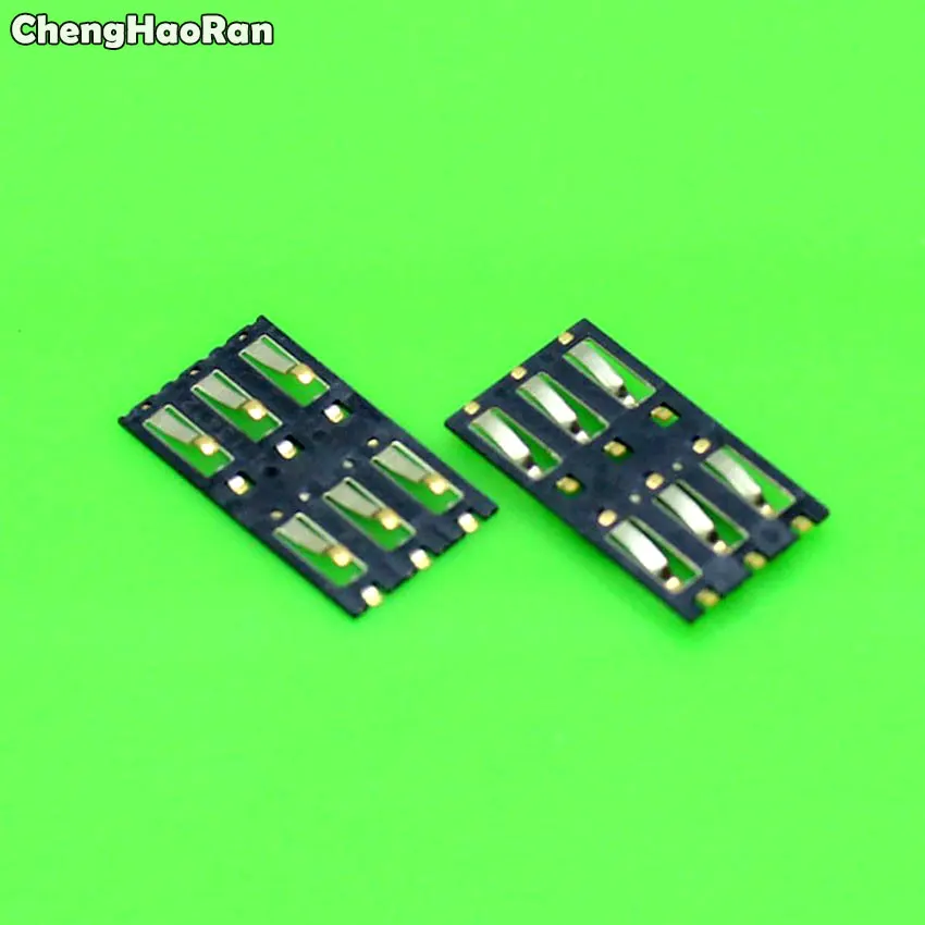 ChengHaoRan 2pcs New Sim card Socket reader holder tray slot adapter connector for Xiaomi 3 M3 Mi3 Mi | Мобильные телефоны и