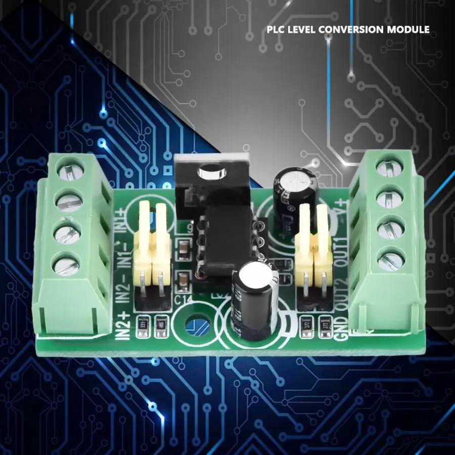 

2 Way PLC Expansion Board Level Conversion Module 5V to 24V Level Isolation Conversion Module Evaluation Development Board