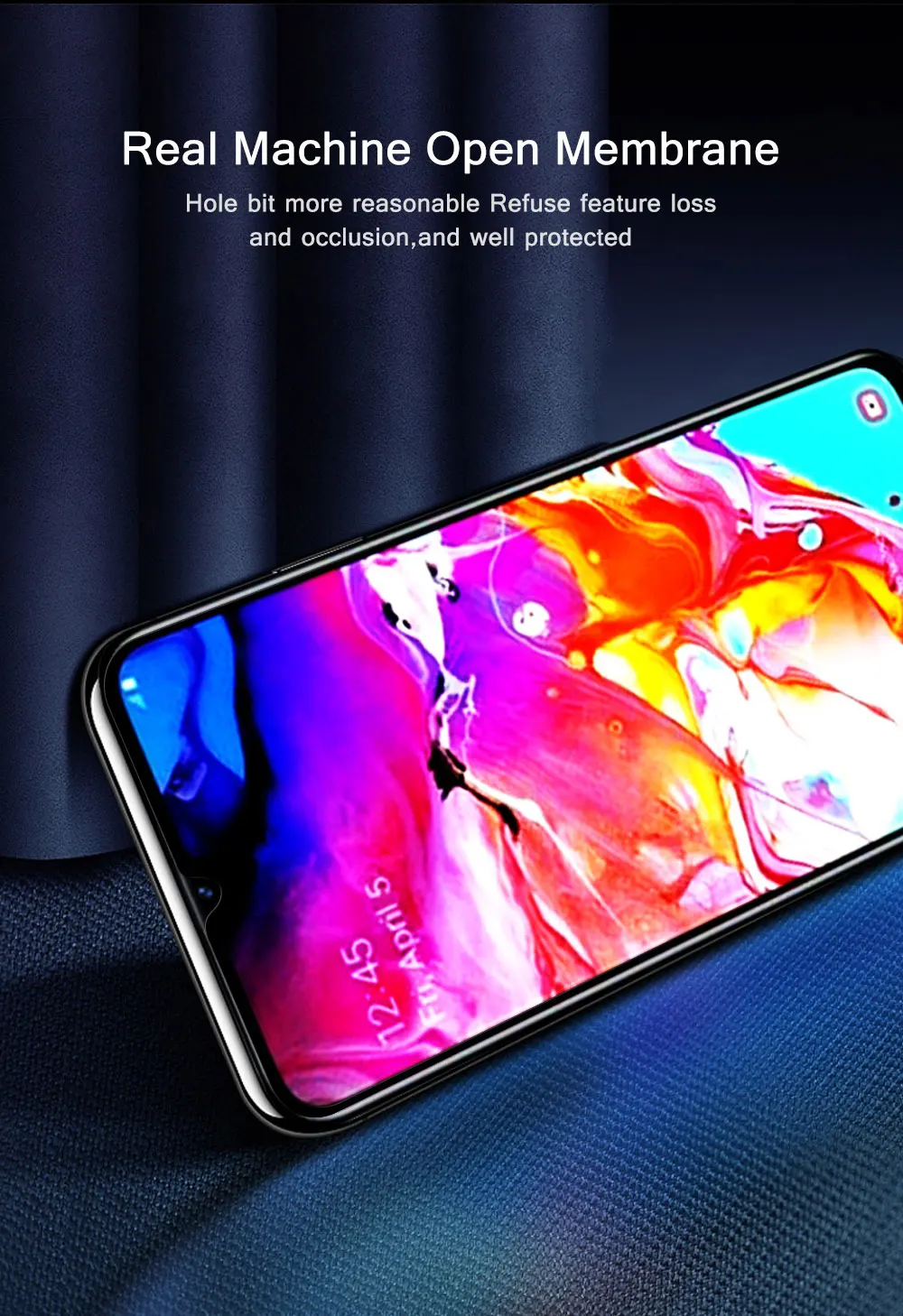 Hacrin стекло для samsung Galaxy A40 Закаленное стекло протектор экрана 9H защитное Переднее стекло для samsung A40 A 40