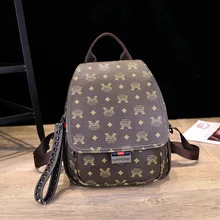 Fashion Leather Backpack Women Printing Vintage Large Bag For Female Teenage Girls School Bags Solid Backpacks capacity female Fashion Leather Backpack Women Printing Vintage Large Bag For Female Teenage Girls School Bags Solid Backpacks capacity female
