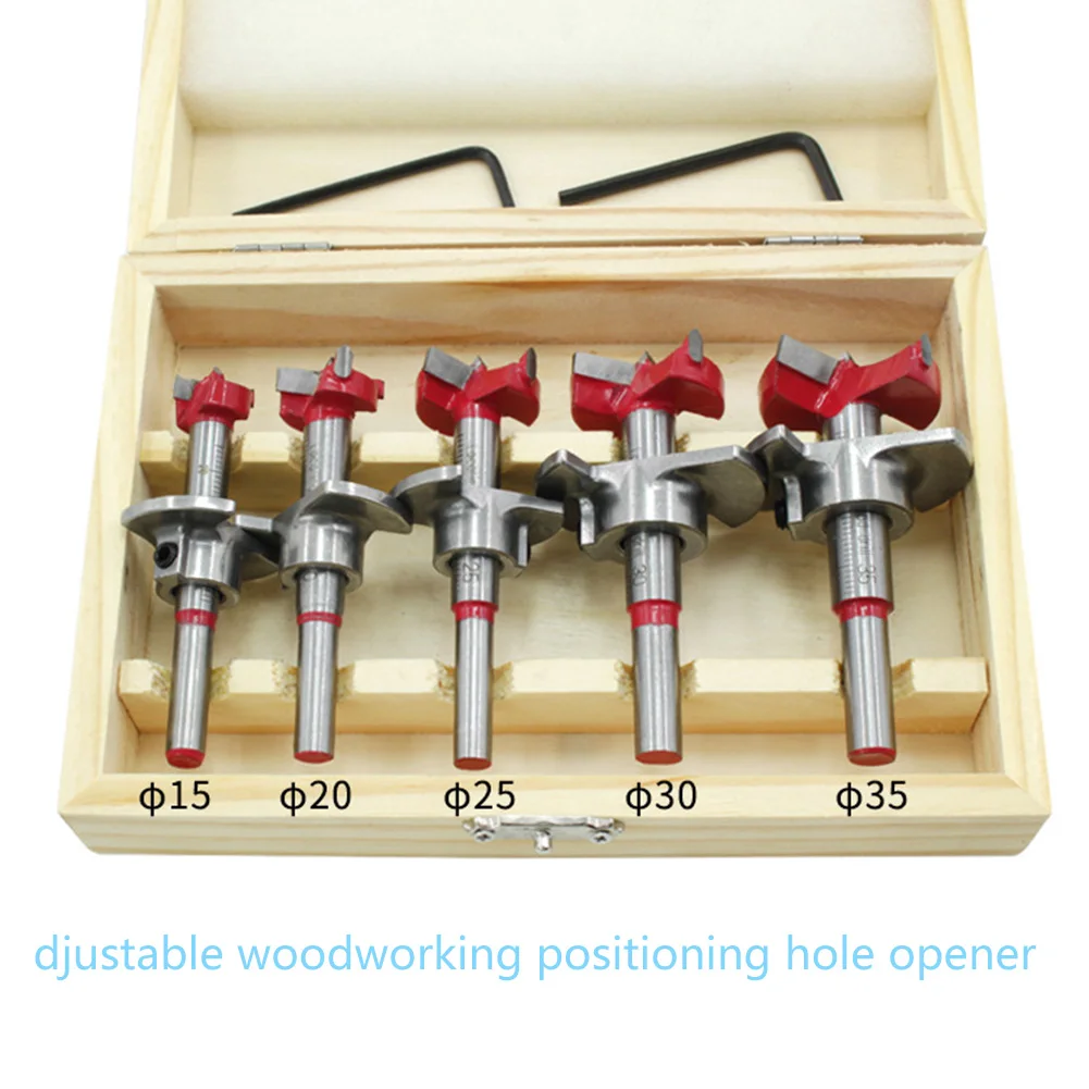 

Woodworking Hole Saw Set Wood Cutter Auger Opener Drilling Tool Kits 15-35mm #3