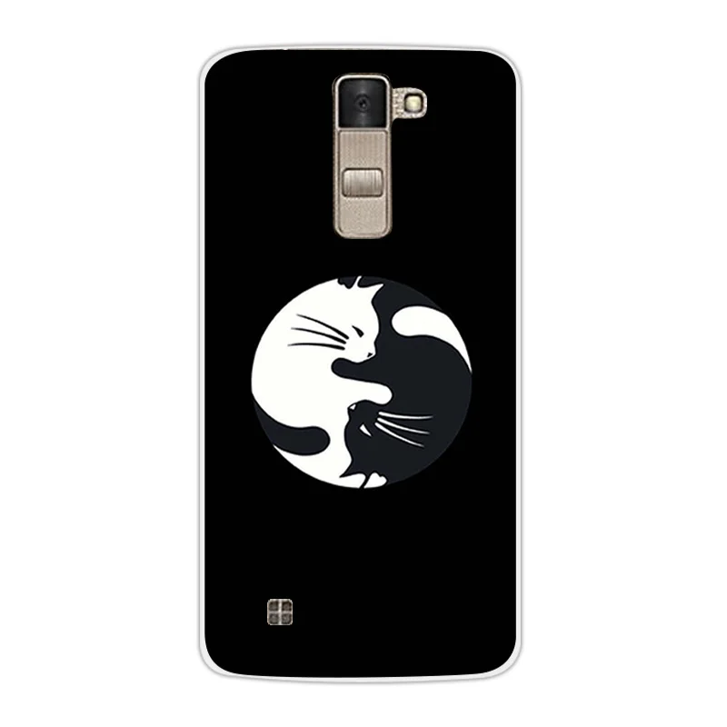 Роскошный мягкий ТПУ чехол для LG K8 Lte K350 K350E K350N Dif Cat Дизайн 5," прозрачный корпус для K 8 телефон силиконовый чехол на заднюю панель Coque - Цвет: 05