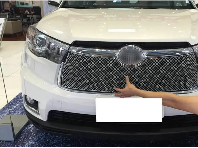 Front Grille Grill Bezel Mesh Cover for Toyota Highlander