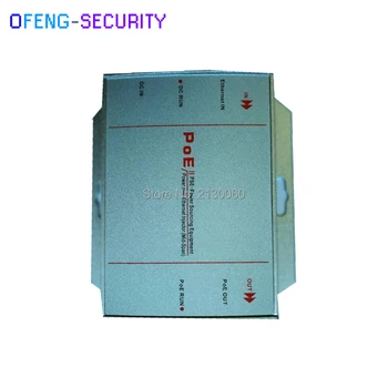 

10pcs / lot POE injector single port 2x Gigabit RJ45 Ports+ 1x DC Input Port ,bandwidth 10/100/1000