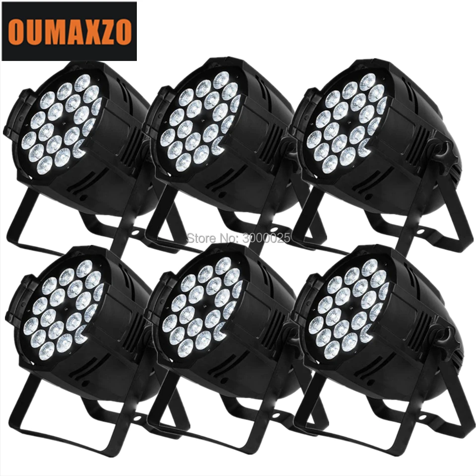 

6pcs/lot OUMAXZO China led par cans DMX led stage par light RGBWA 5in1 18x15 par powercon 18x15w par light/stage light