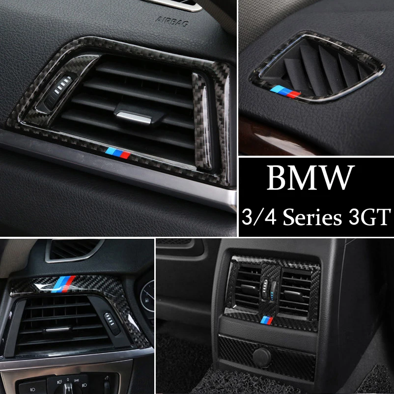 Автомобильная консоль из углеродного волокна для BMW 3 4 серии 3GT F30 F31 F32 F34