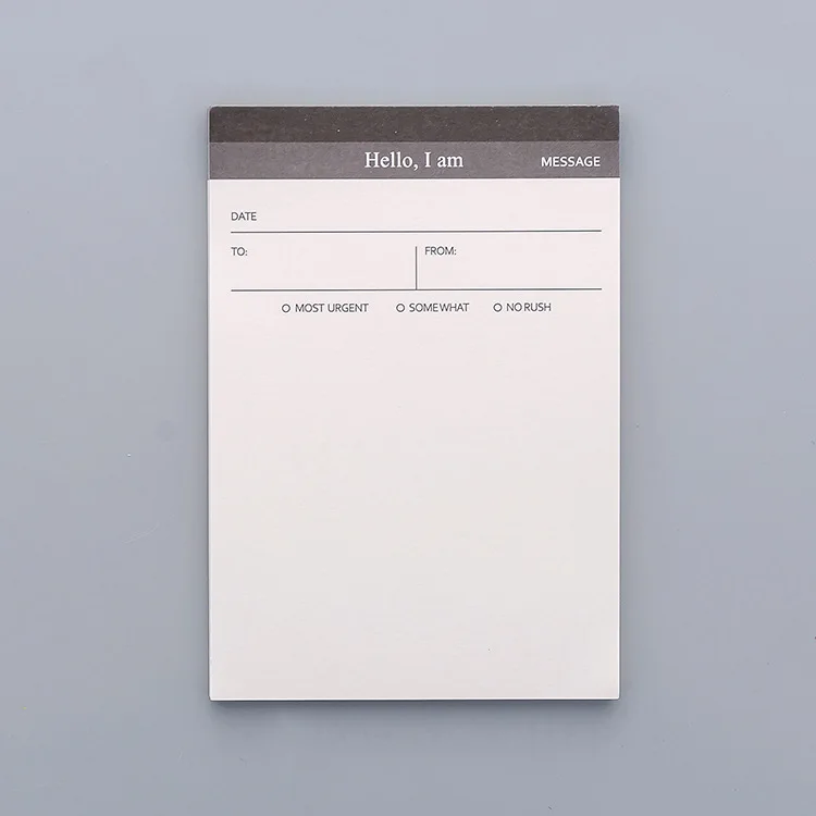 Корейская проверка покупок, чтобы сделать список блокнотов, клейкий блокнот для заметок, индекс Memopad, карточка-закладка, школьный офис, стационарный планировщик, контрольный лист - Цвет: Message