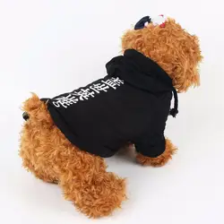 PipiFren черный толстовки для собак с китайскими словами печати "герой" одежда для домашних животных товары собак кошек костюмы наряд S-XL ropa perro