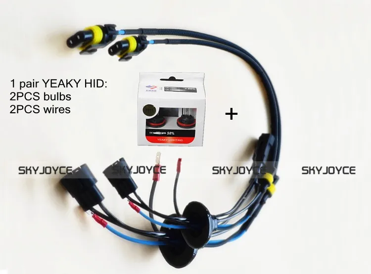 Лампа для фар YEAKY HID 4 шт. 35 Вт 4500K 5500K 6500K yeaky lighting H11 H1 H3 H7 H8 H9 H10 9005 9006 880 лампа