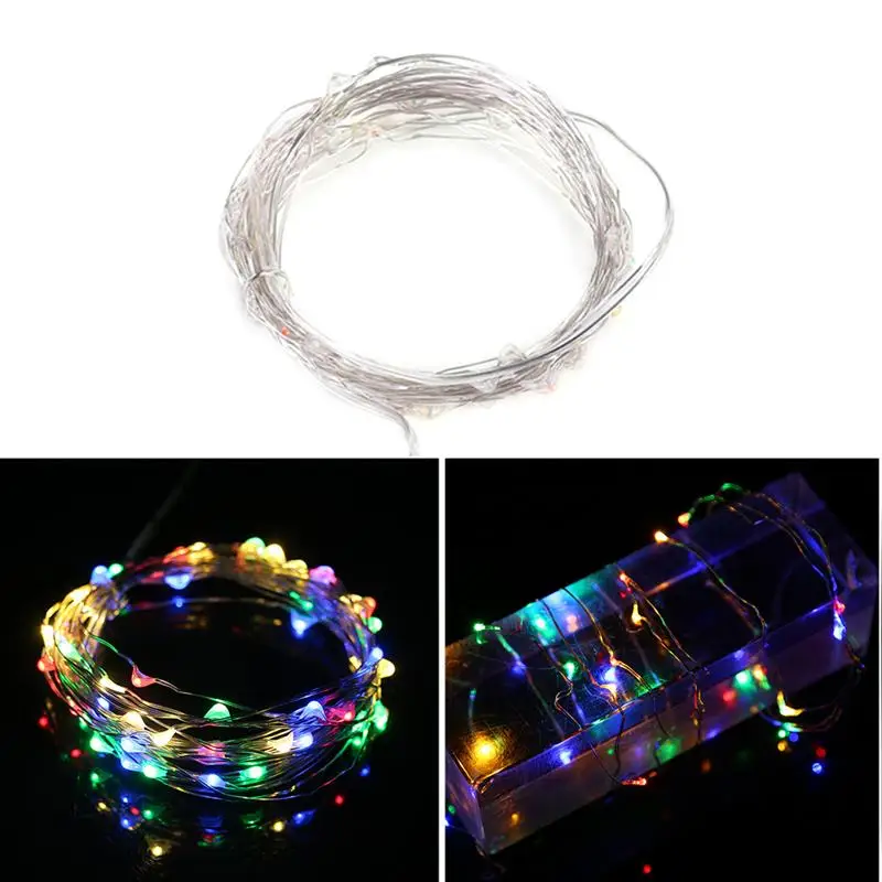 Copper Wire High Quality 50 LEDs Battery Operated String Lights With