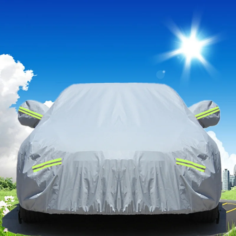 Светоотражающие полосы Autocovers Защита от Солнца хлопок крышка для автомобилей audi A3