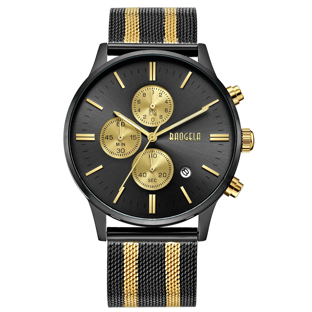 BGL1611-black gold watchband-1