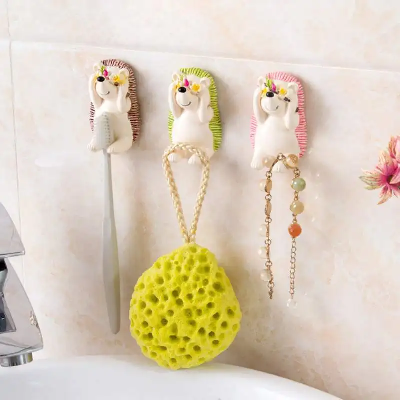 

Wall Mounted Heavy Duty Suction Cup Antibacterial Toothbrush Holder Hooks Set Toothpaste Suction Cup Holder 1PC