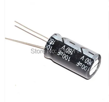 

10pcs /lot 160V 100UF 13*25 Aluminum Electrolytic Capacitor 160V/100UF 13*25mm