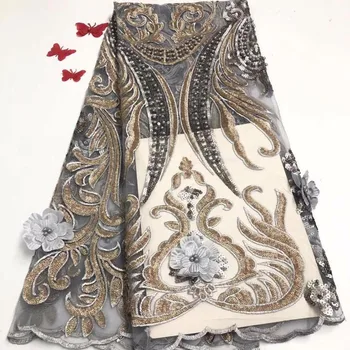 

2018 pink Latest French Nigerian Laces Fabrics High Quality Tulle African Laces Fabric Wedding African French Tulle Lace