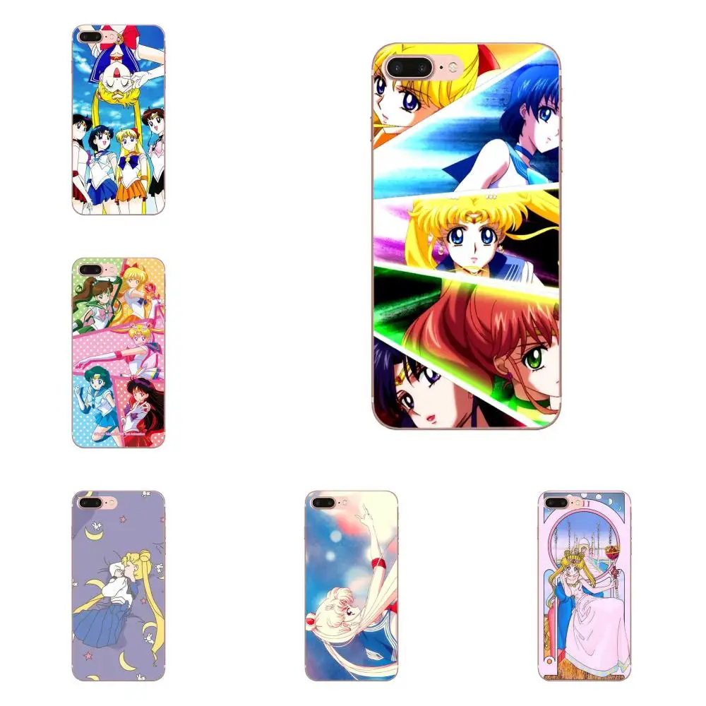 

New Print Phone Accessories Case Cute Girl Sailor Moon Anime For Xiaomi Redmi Note 2 3 3S 4 4A 4X 5 5A 6 6A Pro Plus