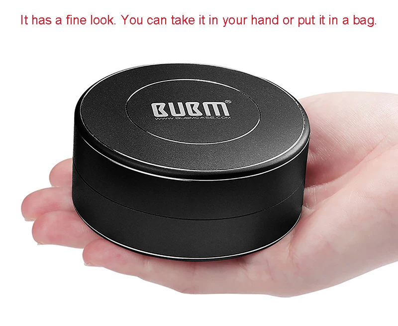 BUBM Тип вращения Портативный чехол для наушников чехол для Bluetooth наушники-вкладыши гарнитура