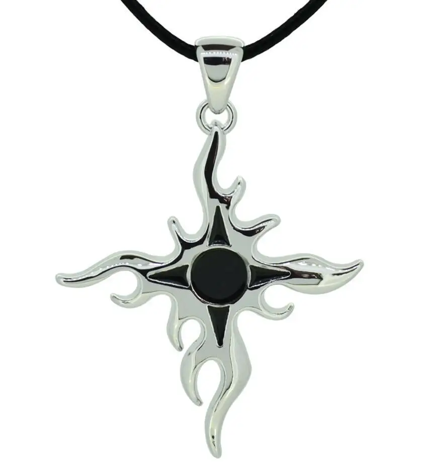 

Sun Style Classic Simple Cross Necklaces & Pendants Titanium Steel Black Color for Female and Male