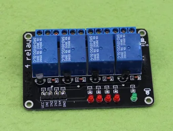 

4 way 5V relay expansion board / module microcontroller development support AVR/51/PIC (YW04) (C7A3)