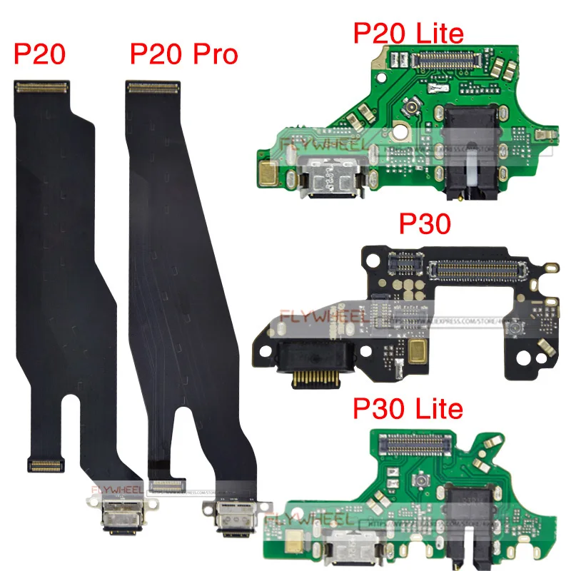 5 шт./Партия новое зарядное устройство зарядный порт док-станция USB разъем гибкий кабель с микрофоном для HuaWei P20 P30 Lite P20 Pro