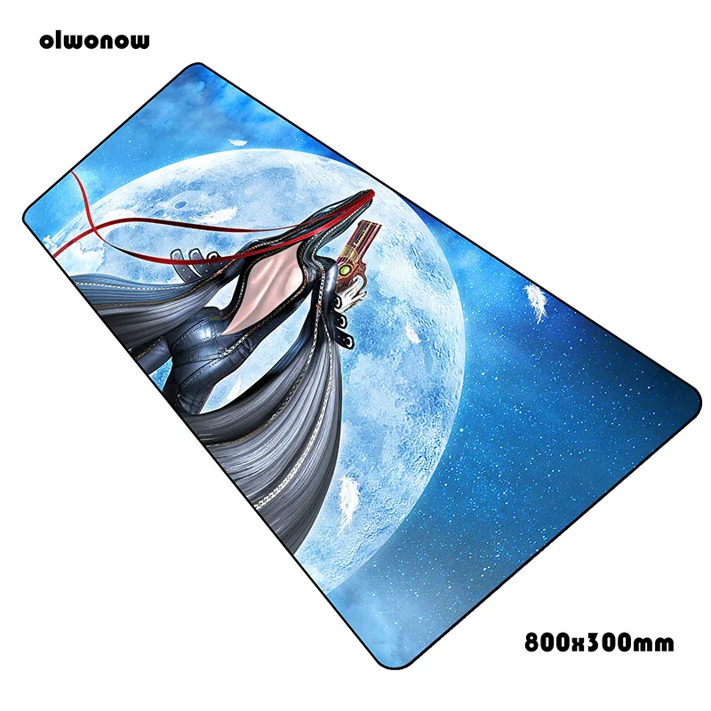 Bayonetta коврик для мыши высокое качество коврик для мыши notbook компьютерный коврик для мыши большой игровой коврик для геймера для ноутбука 80x30 см коврики для мыши