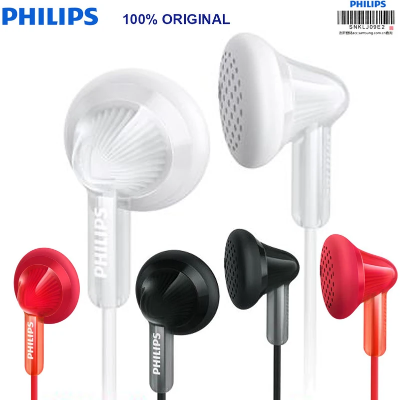 

original Philips SHE3010 In-ear Earphone 3.5mm With Microphone Sport Mp3 Headset For Samsung Huawei Xiaomi Smartphone
