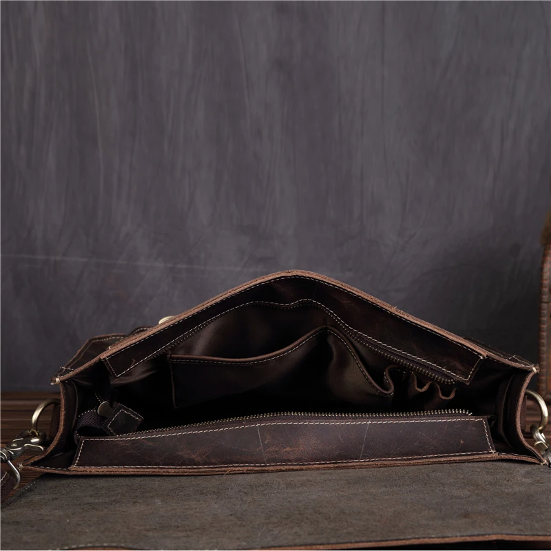 YISHEN брендовые дизайнерские мужские сумки через плечо из натуральной воловьей