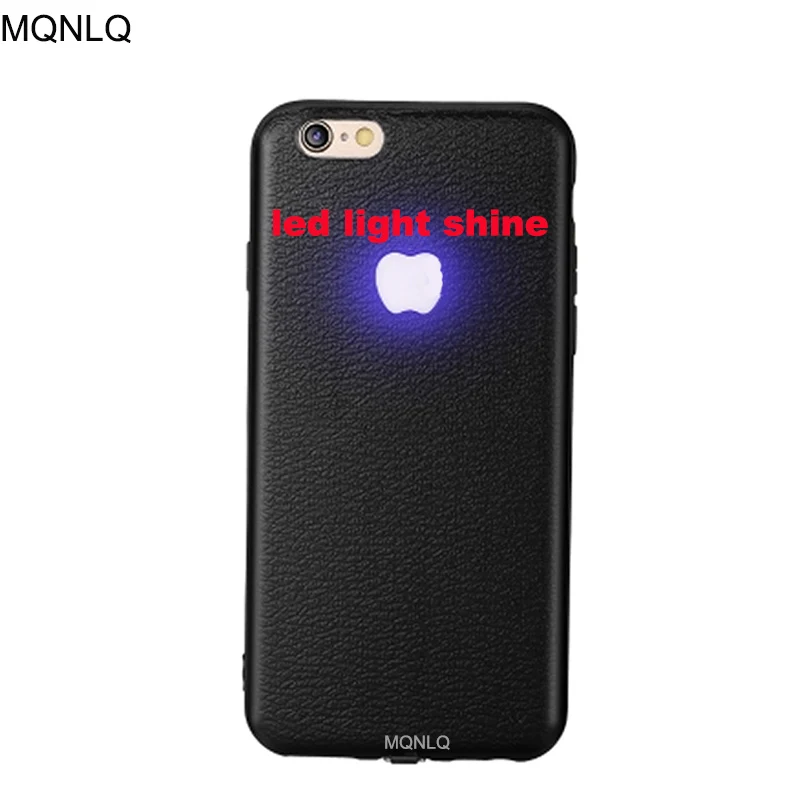 MQNLQ Have Led LOGO Case Flash Light Phone Case Glow