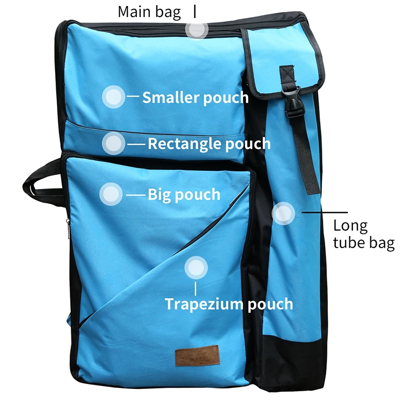 Трансон арт портфель сумка рюкзак, размер 2" x19.4 'синий цвет