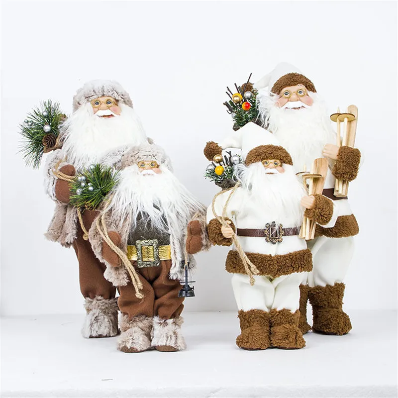 Новинка, Рождественское украшение, два размера, Санта Клаус, кукла, украшение Рождественский подарок, дисплей, опора, Санта Клаус, фестиваль, праздник, A8B119