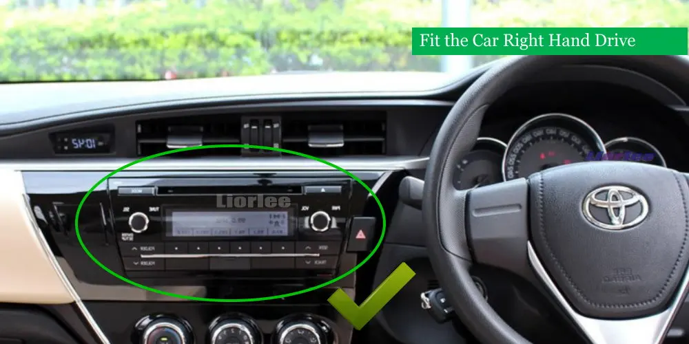 Discount Car Android System RockChip PX5 1080P IPS LCD Screen For Toyota Corolla (E160) 2012~2019 DVD Player GPS Navigation 4