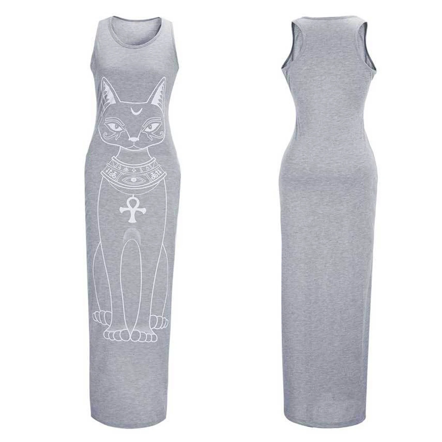 

Sexy Women Boho Maxi Club Cat Sleeveless Vest Dress Bandage Long Dress Party Bridesmaids Infinity Robe Longue Femme Dresses