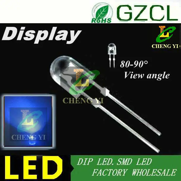 Янтарный дисплей 5 мм dip led 585 595nm Овальный 546 диодный 2 0 V с застрявшей точкой|led led|diode