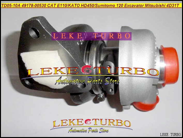 

Free Ship Turbocharger TD05-10A 49178-00530 49178-00550 Turbo For Sumitomo 120 KATO HD300 HD400 HD450 E110 For Mitsubishi 4D31T
