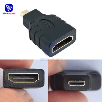 

Micro HDMI Male to HDMI Female Adapter Coupler Connector Converter Support 3D 4K 1080P Resolution Micro HDMI Port Devices