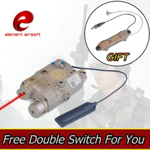 Элемент страйкбол softair Wapen лазерная указка 15 LA-SC UHP Red Dot Laser PEQ Rifle Arma Двойной лазерный прицел тактический фонарик для оружия