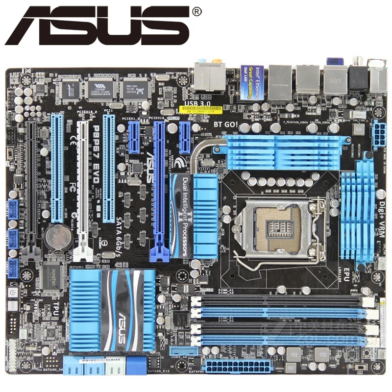 

Asus P8P67 EVO Desktop Motherboard P67 Socket LGA 1155 i3 i5 i7 DDR3 32G ATX UEFI BIOS Original Used Mainboard On Sale