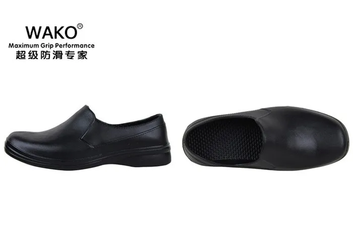 WAKO 2016 Hot Free Shipping Men Casual Flat Shoes EVA Chef Working shoes Kitchen Work Black Shoe Surgical Shoes Skid Oil-proof