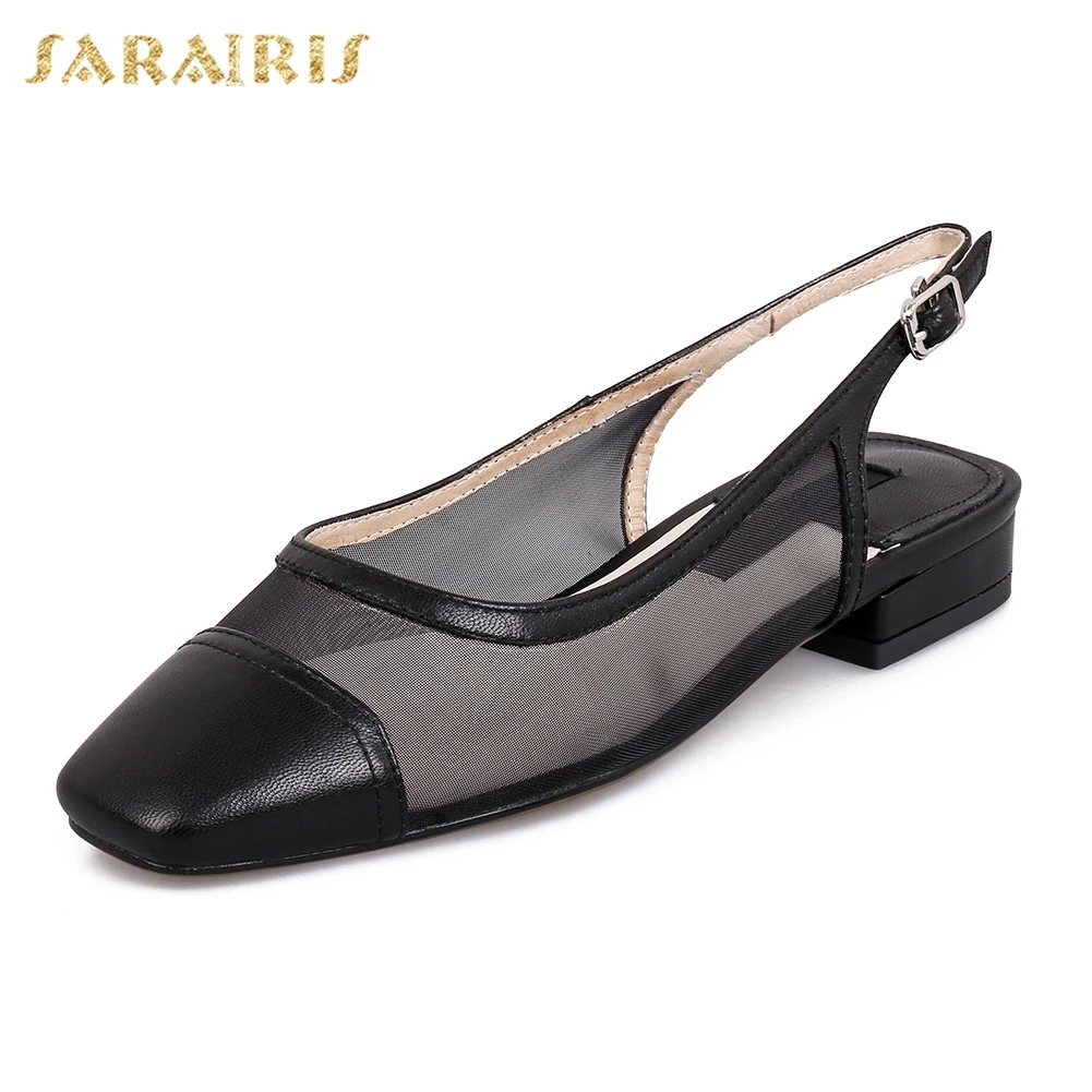 

SARAIRIS New Arrivals Top Quality Buckle Strap Summer Sandals Woman Shoes Chunky Heels Casual INS Hot Shoes Woman Sandals Female