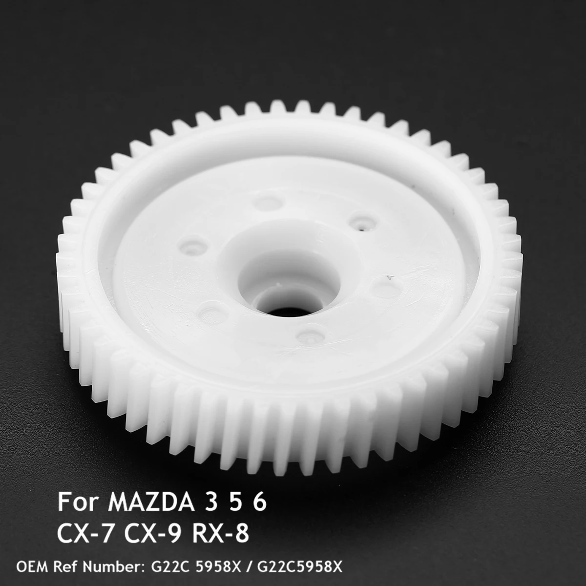 For MAZDA 1pc High Quality ABS Front Rear Power Window Regulator Motor Gear G22C5958X Support 3 5 6 CX-7 CX-9 RX-8