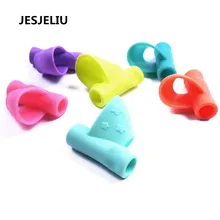 3 шт./лот, силиконовая обучающая игрушка для маленьких детей, инструмент для написания осанки, ручка для фиксации, канцелярские товары для исправлений, подарок для детей и студентов