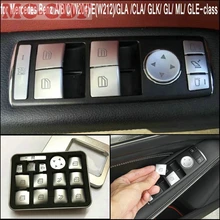 Автомобильный Стайлинг для Mercedes Benz A/B/C(W204)/E(W212)/GLA/CLA/GLK/GL/ML/GLE-class Авто стеклоподъемник переключатель управления крышка 14p