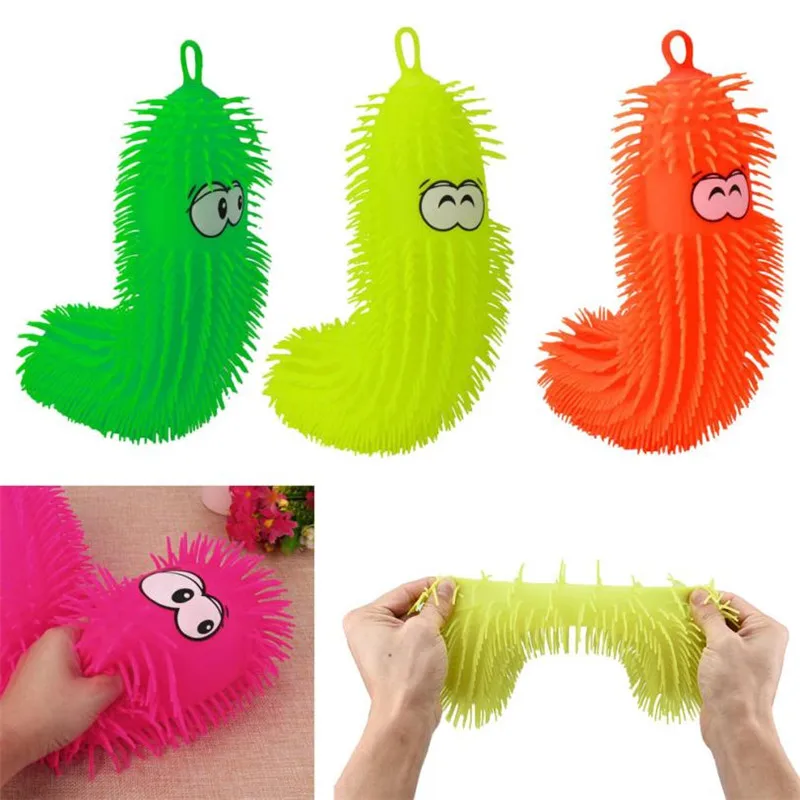 

Squishy Slow Rising Squeeze Light Caterpillar Kids Toys To Vent Caterpillars Gifts Strap Kids Christmas Toy Children Baby New