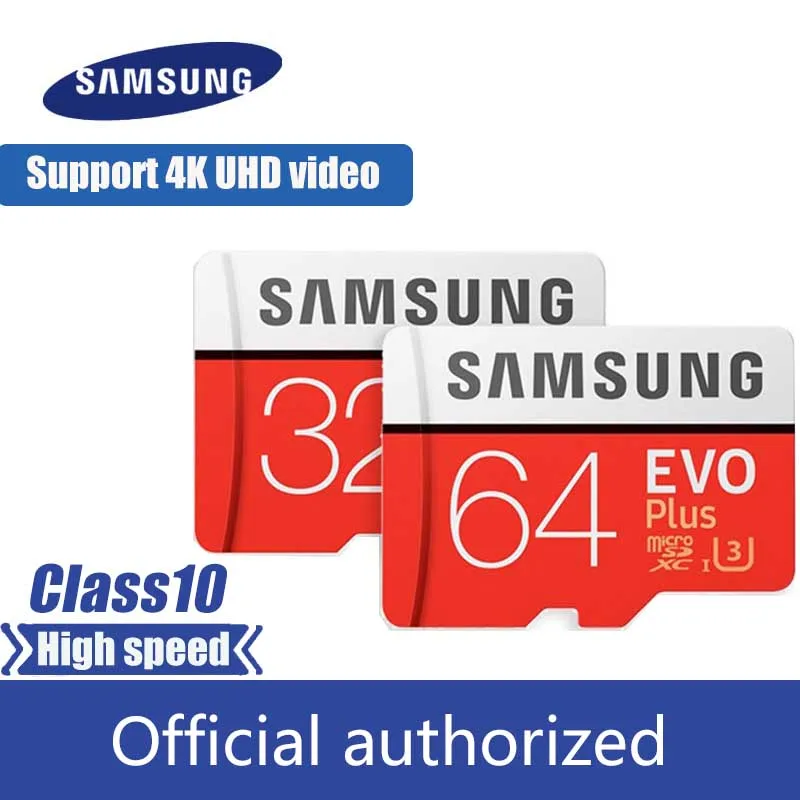 Дешевый Карта памяти Samsung 256 Гб 32 г 64 г 128 г 16 Гб SDHC SDXC 80 МБ с. с. EVO + Micro SD Class 10 Micro SD C10 UHS TF модуль памяти Transflash Microsd карта