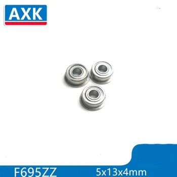 

F695ZZ 5X13X4mm flange ball bearings 5*13*4mm F695-2Z flanged radial shaft ball bearing 5*13*15*4*1 mm F695z F695 ZZ